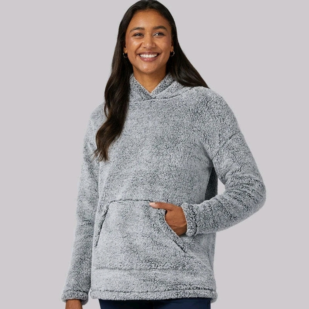 32 Degrees Women's Plush Gray Hoodie